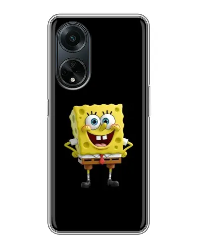 Чехол для OPPO A98 с картинкой «Классический Губка Боб» Чехол для OPPO A98 с картинкой «Классический Губка Боб»