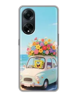 Чехол для OPPO A98 с картинкой «Автомобильное путешествие»