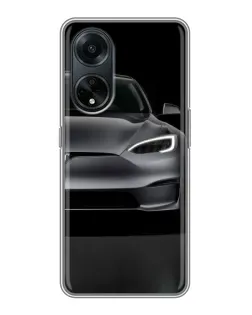 Чехол для OPPO A98 с картинкой «Tesla Model S Look» Чехол для OPPO A98 с картинкой «Tesla Model S Look»