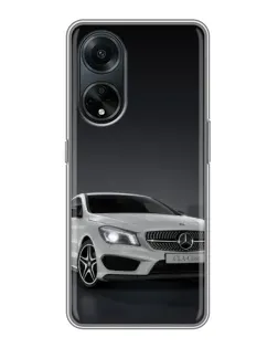 Чехол для OPPO A98 с картинкой «Mercedes AMG GT Silver» Чехол для OPPO A98 с картинкой «Mercedes AMG GT Silver»