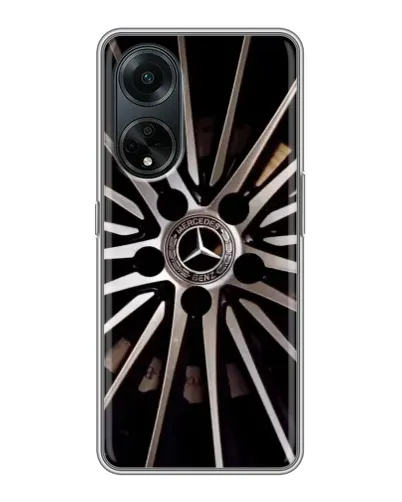 Чехол для OPPO A98 с картинкой «Диск Mercedes»