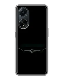 Чехол для OPPO A98 с картинкой «Mercedes Stealth Look»