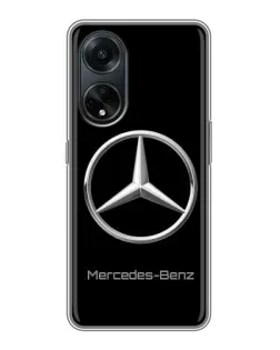 Чехол для OPPO A98 с картинкой «Mercedes Silver Logo»