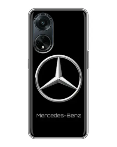 Чехол для OPPO A98 с картинкой «Mercedes Silver Logo»