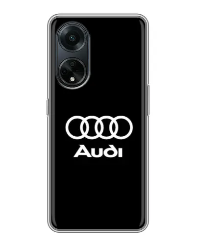 Чехол для OPPO A98 с картинкой «Классическое лого Audi»