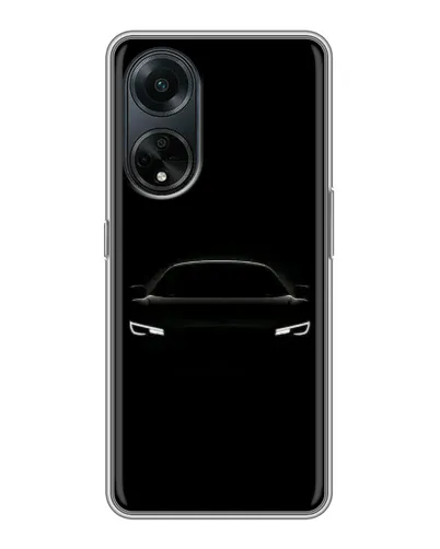 Чехол для OPPO A98 с картинкой «Взгляд Audi в темноте»