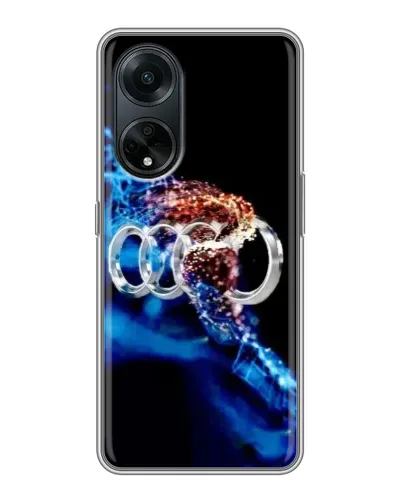 Чехол для OPPO A98 с картинкой «Энергия лого Audi»