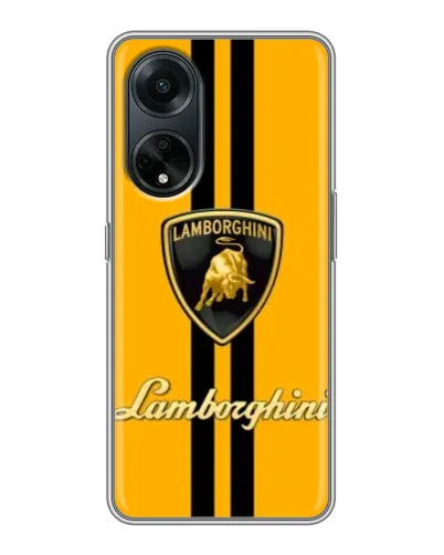 Чехол для OPPO A98 с картинкой «Lamborghini Stripe желтый» Чехол для OPPO A98 с картинкой «Lamborghini Stripe желтый»