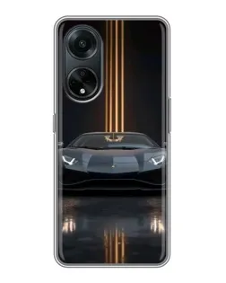 Чехол для OPPO A98 с картинкой «Lamborghini золотые линии» Чехол для OPPO A98 с картинкой «Lamborghini золотые линии»