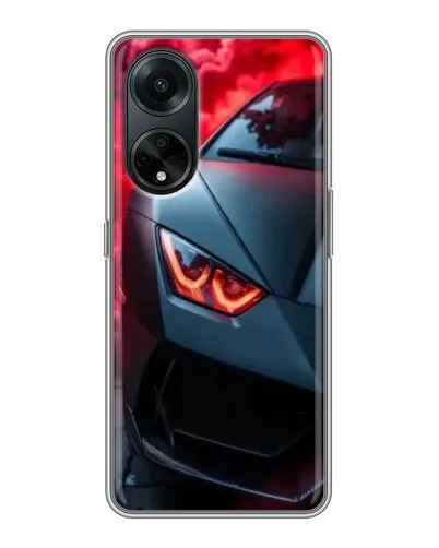 Чехол для OPPO A98 с картинкой «Lamborghini красное сияние» Чехол для OPPO A98 с картинкой «Lamborghini красное сияние»