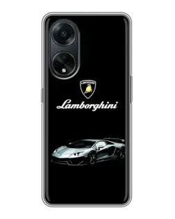 Чехол для OPPO A98 с картинкой «Логотип Lamborghini классика»