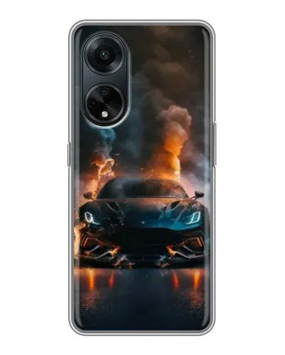 Чехол для OPPO A98 с картинкой «Lamborghini дымная эстетика» Чехол для OPPO A98 с картинкой «Lamborghini дымная эстетика»