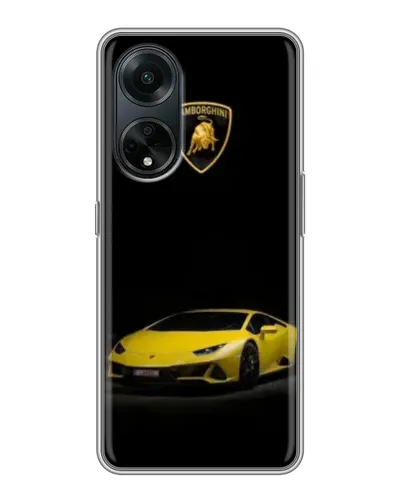 Чехол для OPPO A98 с картинкой «Lamborghini желтый акцент» Чехол для OPPO A98 с картинкой «Lamborghini желтый акцент»