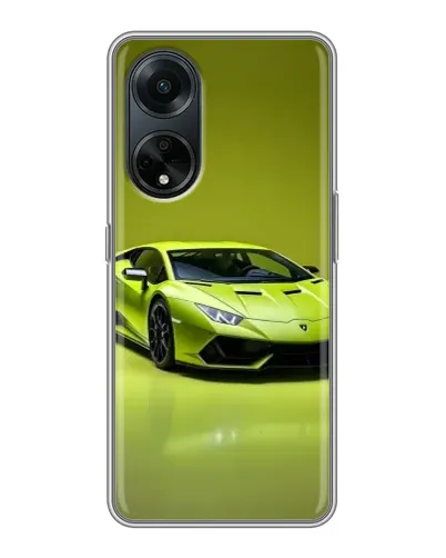 Чехол для OPPO A98 с картинкой «Салатовый Lamborghini Huracan» Чехол для OPPO A98 с картинкой «Салатовый Lamborghini Huracan»