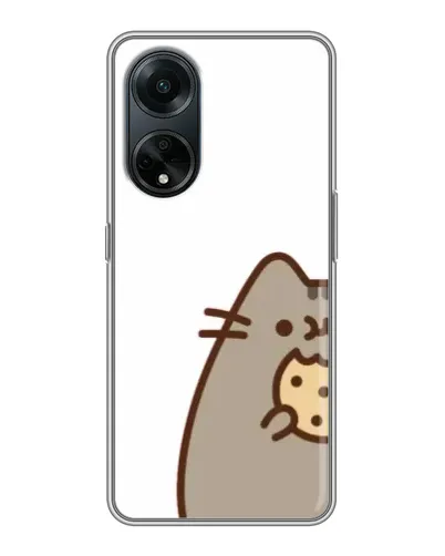 Чехол для OPPO A98 с картинкой «Пушин с печеньем» Чехол для OPPO A98 с картинкой «Пушин с печеньем»