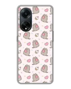 Чехол для OPPO A98 с картинкой «Пушин и сладости»