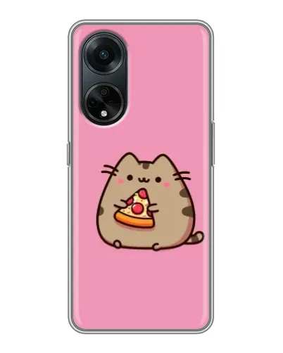 Чехол для OPPO A98 с картинкой «Пушин с пиццей» Чехол для OPPO A98 с картинкой «Пушин с пиццей»