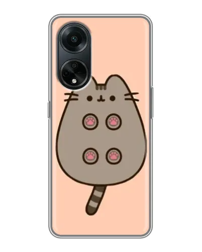 Чехол для OPPO A98 с картинкой «Пушин пузиком кверху» Чехол для OPPO A98 с картинкой «Пушин пузиком кверху»