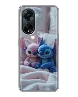Чехол для OPPO A98 с картинкой «Плюшевые Стич Ангел» Чехол для OPPO A98 с картинкой «Плюшевые Стич Ангел»