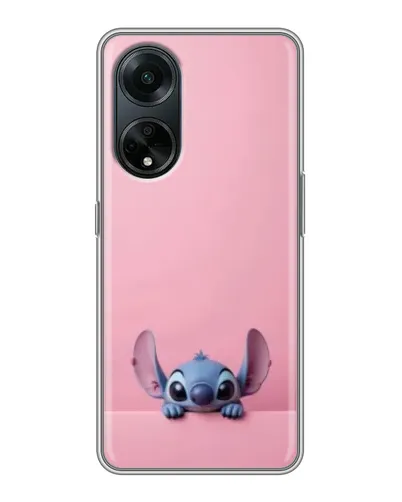 Чехол для OPPO A98 с картинкой «Stitch выглядывает»