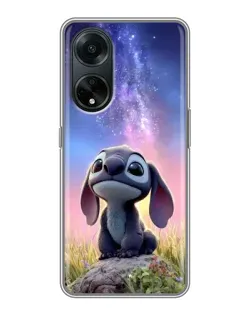 Чехол для OPPO A98 с картинкой «Стич на рассвете» Чехол для OPPO A98 с картинкой «Стич на рассвете»