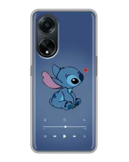 Чехол для OPPO A98 с картинкой «Музыкальный Stitch» Чехол для OPPO A98 с картинкой «Музыкальный Stitch»