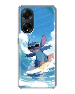 Чехол для OPPO A98 с картинкой «Стич на волне» Чехол для OPPO A98 с картинкой «Стич на волне»