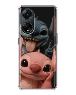 Чехол для OPPO A98 с картинкой «Стич и Ангел» Чехол для OPPO A98 с картинкой «Стич и Ангел»