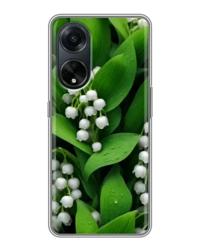 Чехол для OPPO A98 с картинкой «Ландыши в зелени» Чехол для OPPO A98 с картинкой «Ландыши в зелени»
