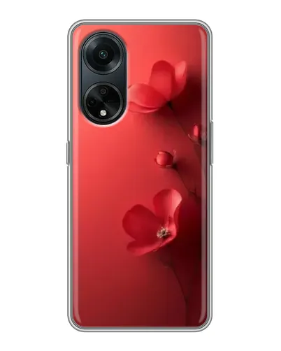 Чехол для OPPO A98 с картинкой «Маковые соцветия» Чехол для OPPO A98 с картинкой «Маковые соцветия»