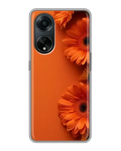 Чехол для OPPO A98 с картинкой «Оранжевые герберы» Чехол для OPPO A98 с картинкой «Оранжевые герберы»