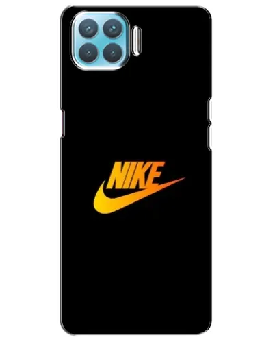 Чехол для OPPO F17 Pro с картинкой «Золотой логотип Nike»