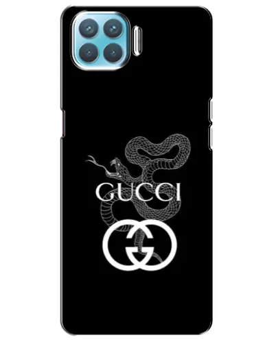 Чехол для OPPO F17 Pro с картинкой «Gucci — серебряная змея» Чехол для OPPO F17 Pro с картинкой «Gucci — серебряная змея»