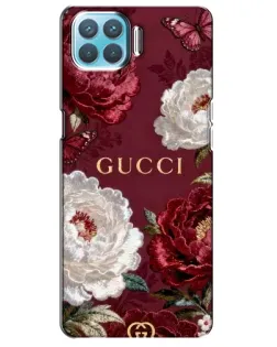 Чохол для OPPO F17 Pro з картинкою «Gucci — бордові троянди» Чохол для OPPO F17 Pro з картинкою «Gucci — бордові троянди»
