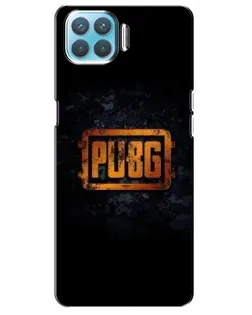 Чехол для OPPO F17 Pro с картинкой «PUBG — золотой логотип»