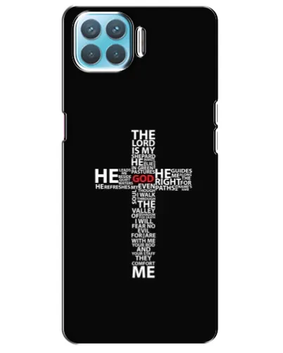 Чохол для OPPO F17 Pro з картинкою «Текстовий хрест» Чохол для OPPO F17 Pro з картинкою «Текстовий хрест»