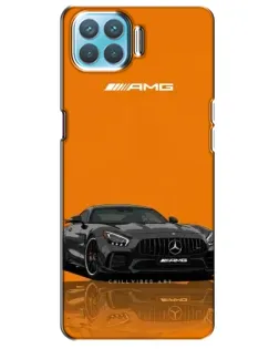 Чехол для OPPO F17 Pro с картинкой «Оранжевый Mercedes AMG»
