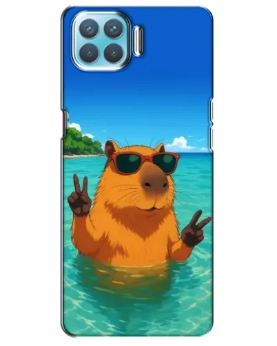 Чехол для OPPO F17 Pro с картинкой «Морская капибара» Чехол для OPPO F17 Pro с картинкой «Морская капибара»