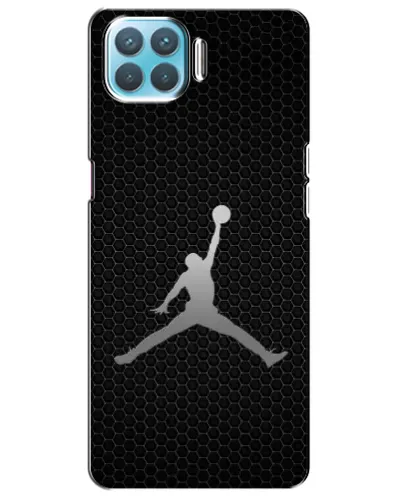 Чехол для OPPO F17 с картинкой «Jordan Dark Carbon» Чехол для OPPO F17 с картинкой «Jordan Dark Carbon»