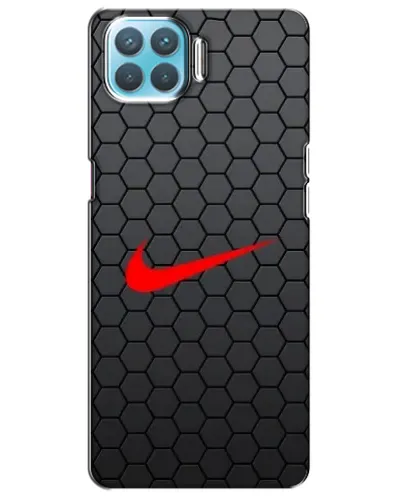 Чехол для OPPO F17 с картинкой «Nike — карбоновая сетка»