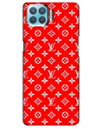 Чехол для OPPO F17 с картинкой «Яркий паттерн LV»