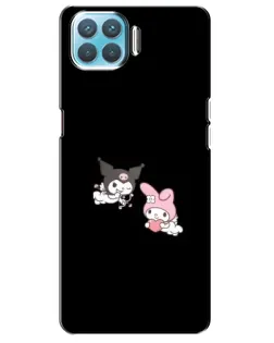 Чехол для OPPO F17 с картинкой «My Melody и Kuromi» Чехол для OPPO F17 с картинкой «My Melody и Kuromi»