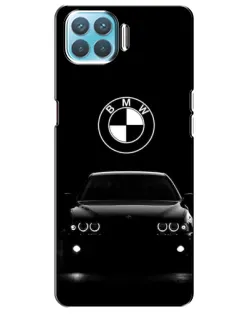 Чехол для OPPO F17 с картинкой «BMW — взгляд из темноты»