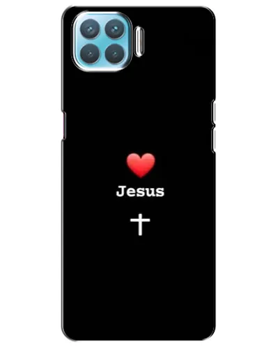 Чехол для OPPO F17 с картинкой «Сердце - Jesus» Чехол для OPPO F17 с картинкой «Сердце - Jesus»