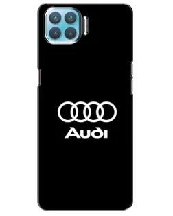 Чехол для OPPO F17 с картинкой «Классическое лого Audi» Чехол для OPPO F17 с картинкой «Классическое лого Audi»