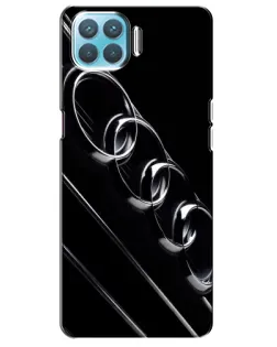 Чехол для OPPO F17 с картинкой «Audi — абстрактные кольца» Чехол для OPPO F17 с картинкой «Audi — абстрактные кольца»