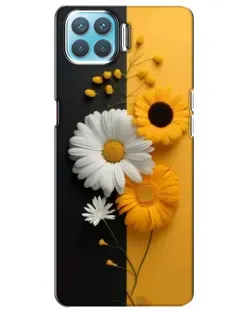 Чехол для OPPO F17 с картинкой «Подсолнух и ромашка» Чехол для OPPO F17 с картинкой «Подсолнух и ромашка»