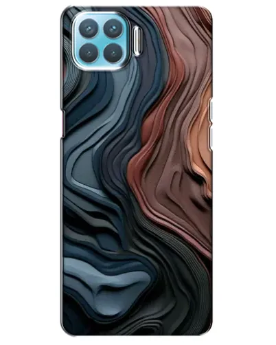 Чехол для OPPO F17 с картинкой «Цветные волны каньона» Чехол для OPPO F17 с картинкой «Цветные волны каньона»