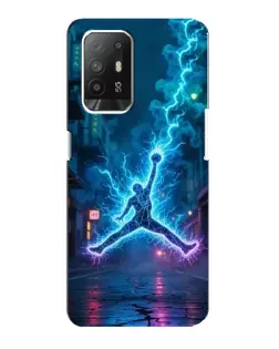 Чехол для OPPO F19 Pro Plus 5G с картинкой «Jordan Gold Jumpman»
