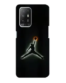 Чехол для OPPO F19 Pro Plus 5G с картинкой «Jordan Gradient Logo»